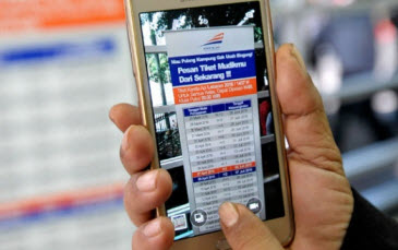 Beli Tiket Kereta Api Online Via Smartphone